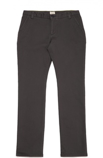 Хлопковые брюки прямого кроя Giorgio Armani