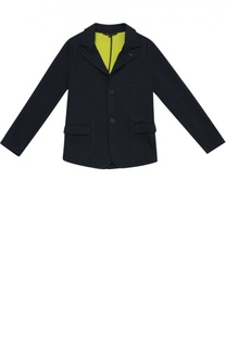 Хлопковый однобортный пиджак Giorgio Armani