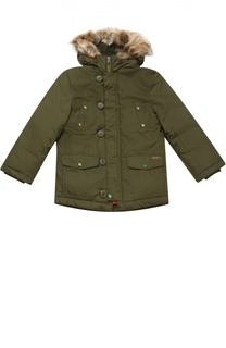 Пуховая парка с капюшоном Polo Ralph Lauren