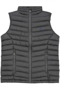 Стеганый жилет с воротником-стойкой Polo Ralph Lauren