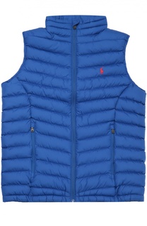Стеганый жилет с воротником-стойкой Polo Ralph Lauren