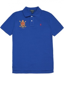 Хлопковое поло с короткими рукавами Polo Ralph Lauren