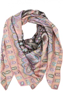 Шелковый платок с принтом Michele Binda