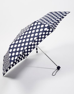 Зонт в горошек Fulton Superslim 2 Perfect - Черный