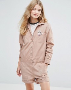 Ромпер на пуговицах Maison Scotch - Синий