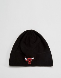 Флисовая шапка-бини Mitchell &amp; Ness Chicago Bulls - Черный