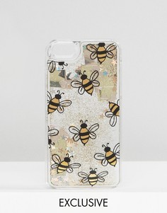 Чехол для iPhone 5/SE с жидкостью с блестками внутри Skinnydip - Мульти