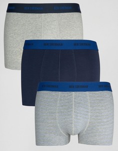 Комплект из 3 боксеров Ben Sherman - Темно-синий