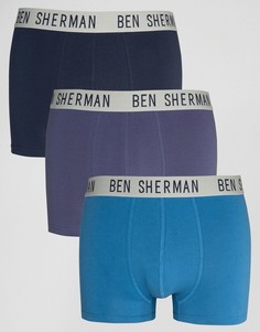 Комплект из 3 боксеров Ben Sherman - Темно-синий