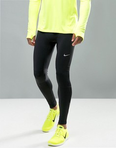Черные леггинсы для бега Nike Essential 644256-011 - Черный