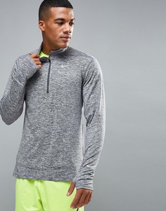 Nike Running Dri-FIT Element Half-Zip Sweat In Grey 683485-021 - Серый