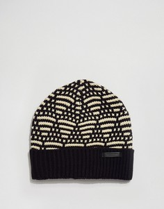 Вязаная шапка‑бини Scotch And Soda - Темно-синий