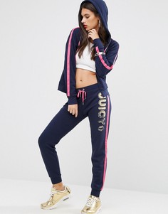 Джеггинсы Juicy Couture Monogram Rey - Темно-синий