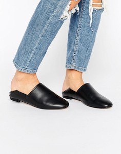 Кожаные туфли на плоской подошве ALDO - Черный