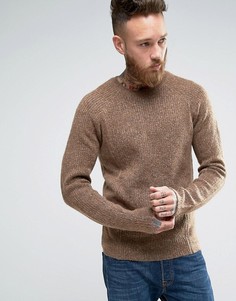Фактурный трикотажный джемпер ASOS - Коричневый