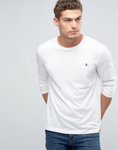 Белый лонгслив эксклюзивно для Jack Wills - Белый