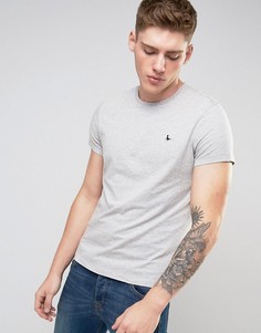 Серая меланжевая футболка с логотипом Jack Wills Sandleford - Серый