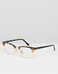 Очки-клабмастеры Ray-Ban 0RX5154 - Коричневый