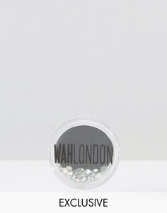 Горшочки для дизайна ногтей WAH London &amp; ASOS - Holo Crystal - Серебряный