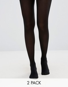 Набор из 2 колготок плотностью 40 ден New Look - Черный