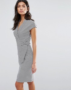 Жаккардовое платье-футляр Liquorish - Серый