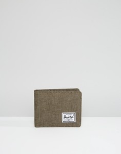 Бумажник цвета хаки Herschel Supply Co Roy - Зеленый
