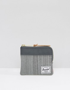 Серый бумажник на молнии Herschel Supply Co Johnny - Серый