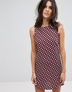 Платье без рукавов с принтом Glamorous - Красный