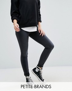 Зауженные джинсы с высокой талией Vero Moda Petite - Серый