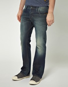 Джинсы с легким клешем G Star Heller - Синий