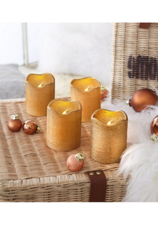 Светодиодная свеча, 4 штуки