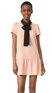 Платье с воротником-галстуком RED Valentino