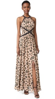 Marvella Contrast Maxi Dress Lagence