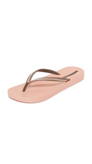 Вьетнамки Ana II с металлизированной отделкой Ipanema