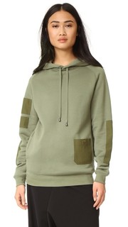 Толстовка с капюшоном и накладным карманом Helmut Lang