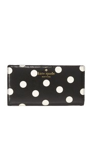 Кошелек Cedar Stacy с рисунком в горошек Kate Spade New York