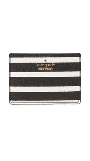 Визитница со сверкающими полосками Kate Spade New York