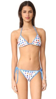 Pixel Print Biarritz String Bikini Top Milly
