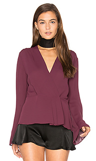 Layla pleated wrap blouse - Elizabeth and James