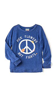 Футболка pick flowers not fights - Junk Food