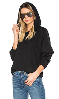 Moto satin trim hoodie - Project Social T