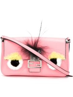 микро сумка через плечо 'Baguette' Bag Bugs Fendi