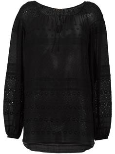 блузка с открытой вышивкой Saint Laurent