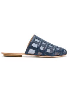panelled slippers Manolita