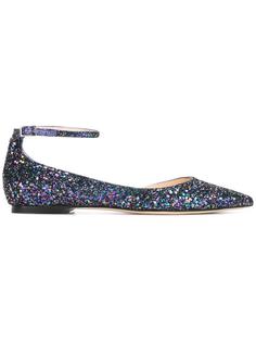 балетки с блестками Jimmy Choo