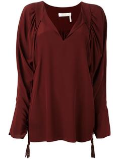 slit front blouse Chloé