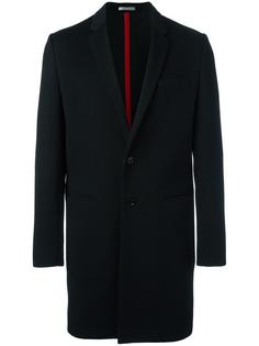 однобортное пальто Dior Homme