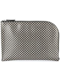 клатч с принтом черепа Alexander McQueen