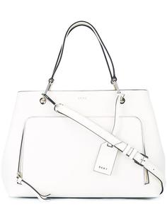 сумка-тоут с карманом на молнии DKNY