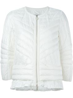 пуховик с волнистм подолом Moncler